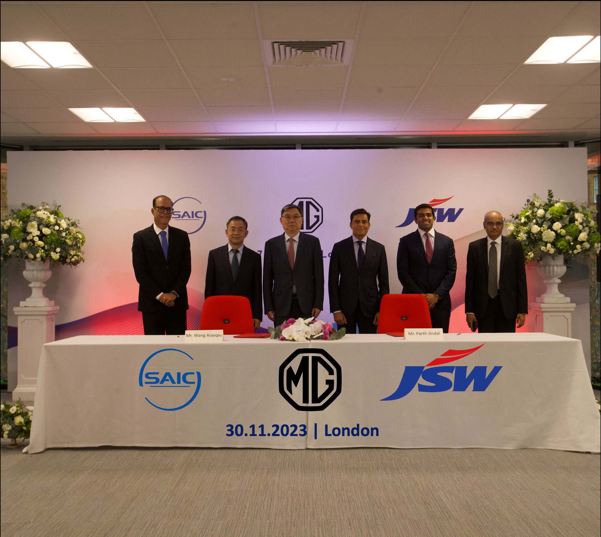 jsw and mg jv announced
