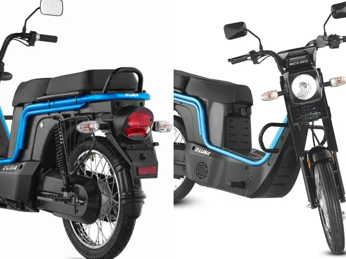 kinetic e-luna moped